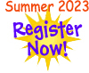 Register now for summer 2023!